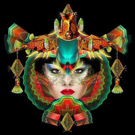 Goldfish Geisha Masque