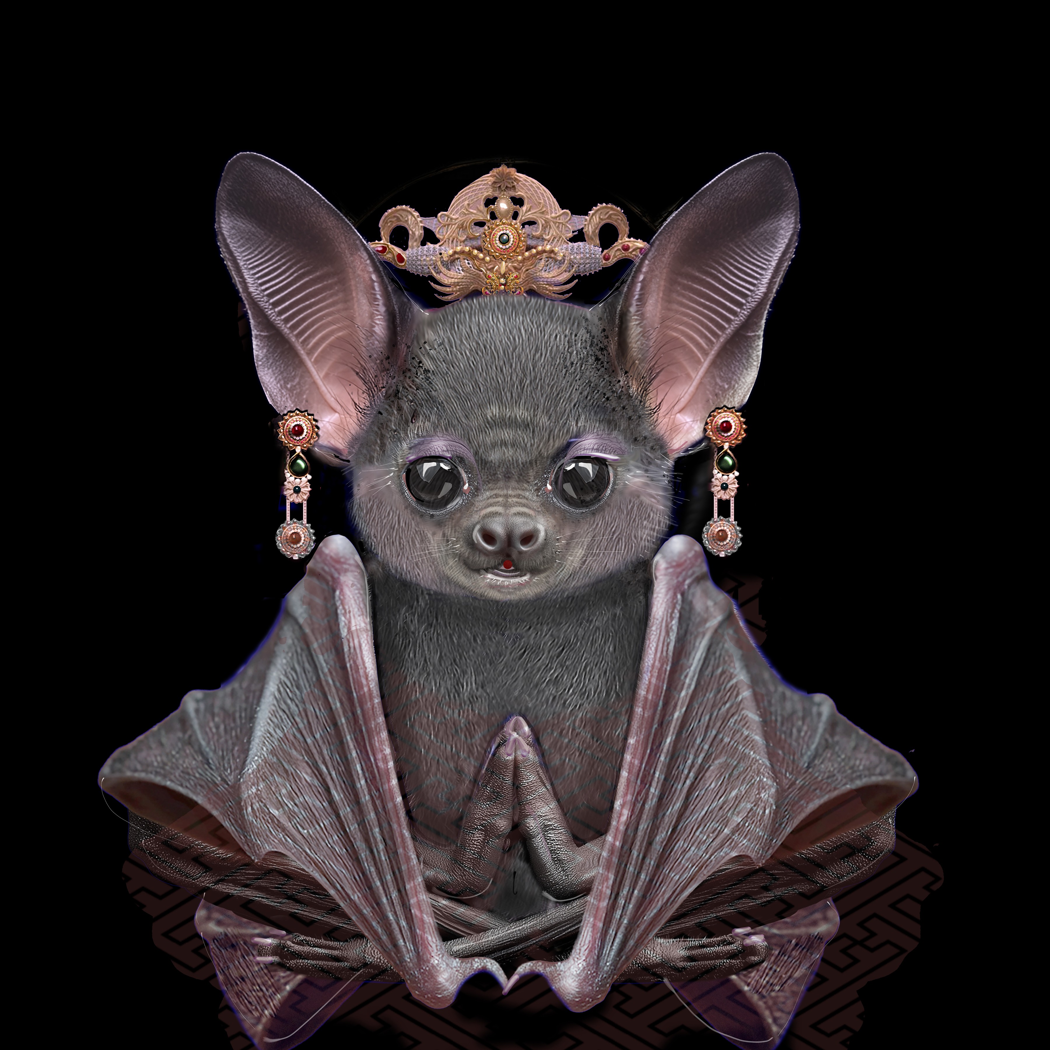 Namaste the Bat